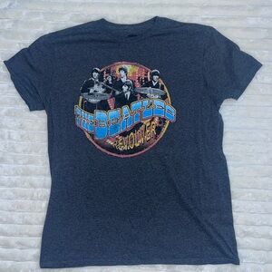 The Beatles Revolver Charcoal Graphic Tee